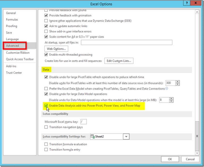 Find New Bi Features In Excel 2016