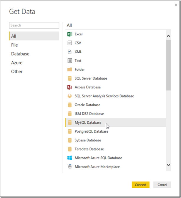 MySQL and Power BI