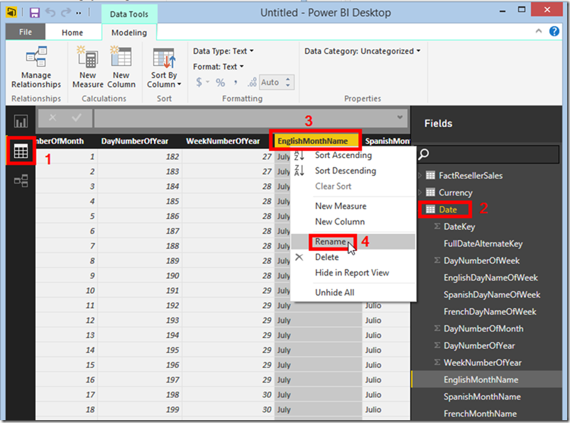 Power BI Desktop 10