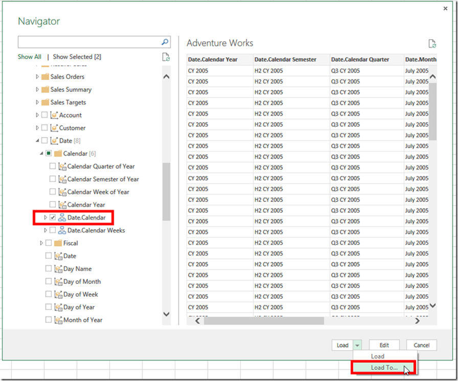 Power BI and SSAS Multidimensional 29