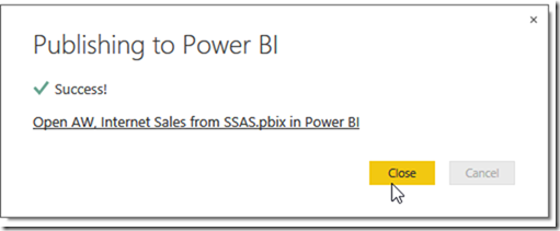 Power BI and SSAS Multidimensional 07