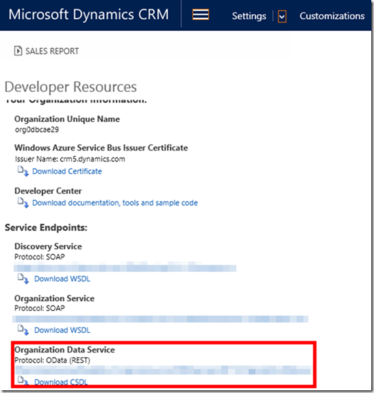 Dynamics CRM OData for Power BI 3