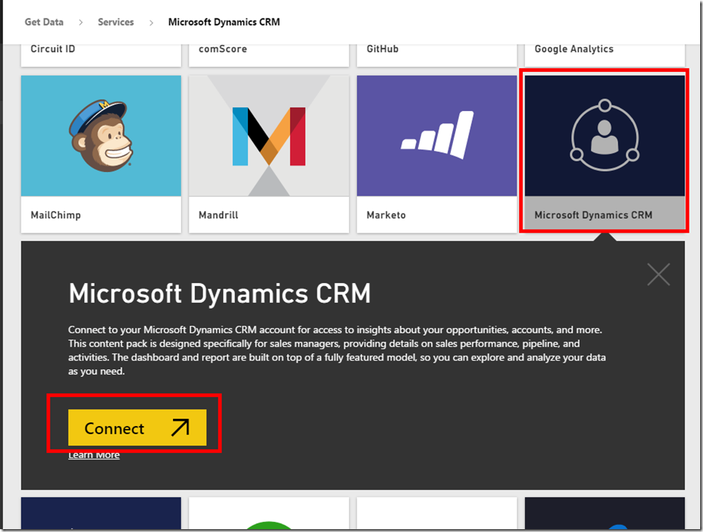 Power BI CRM Connector 2
