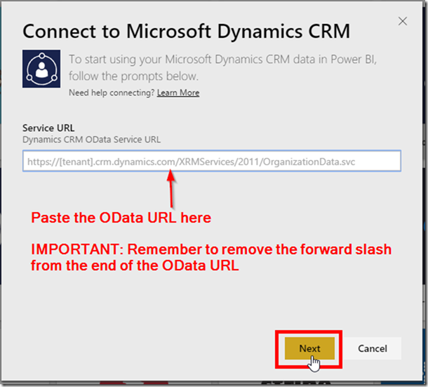 Power BI CRM Connector 3