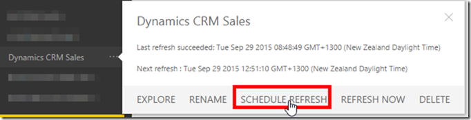 Dynamics CRM and Power BI 2