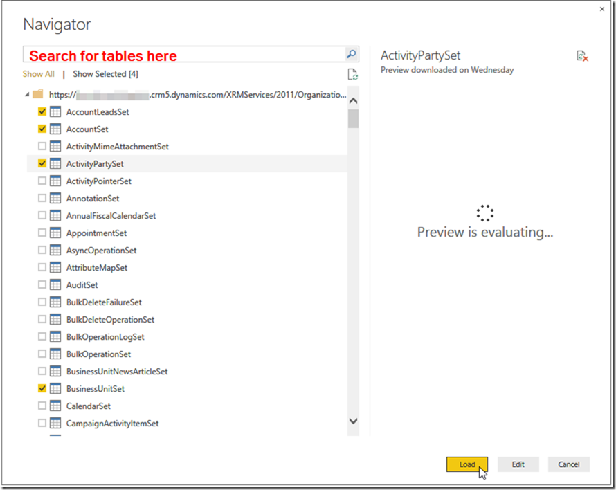 Dynamics CRM and Power BI 6