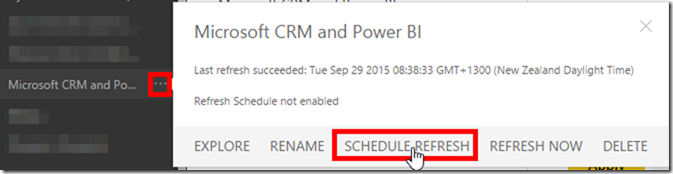 Dynamics CRM and Power BI 8