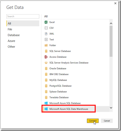 Azure SQL Data Warehouse and Power BI 06