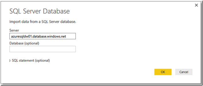 Azure SQL Data Warehouse and Power BI 07