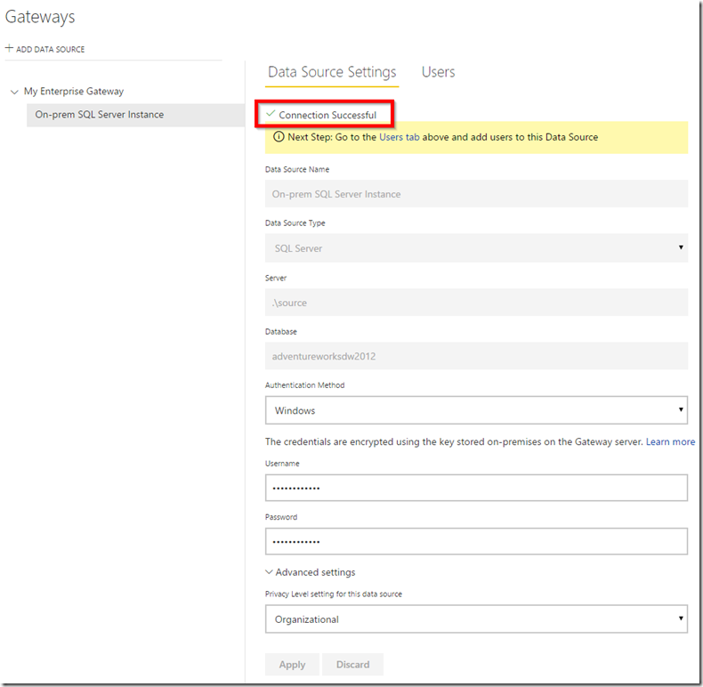 Managing Power BI Enterprise Gateways 03