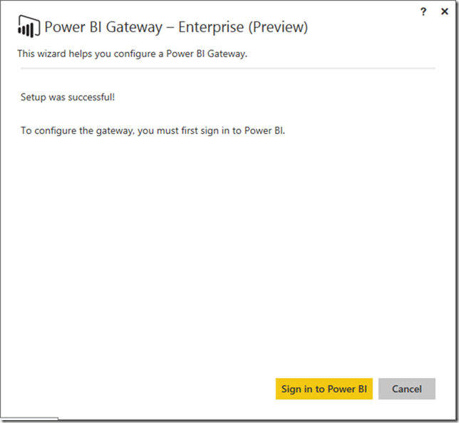 Installing Power BI Enterprise Gateway 02