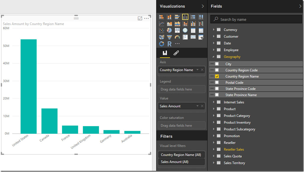 Power BI Explore Live Settings 12