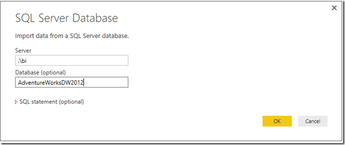 Power BI DirectQuery 02