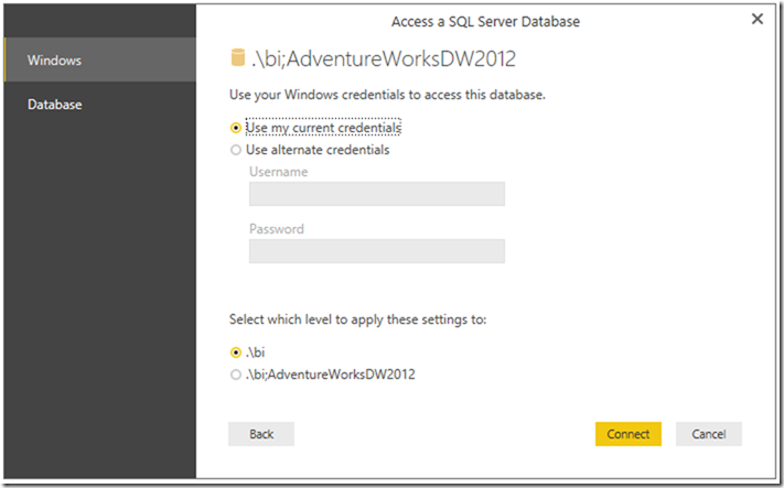 Power BI DirectQuery 03