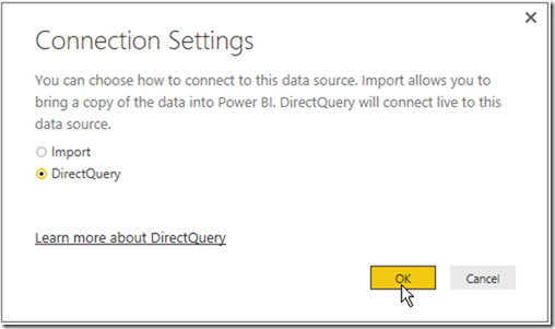 Power BI DirectQuery 05