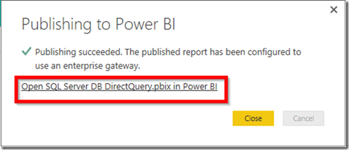 Power BI Publish Reports 03