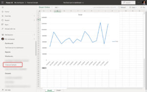 Opening Excel Workbook in Power BI Service