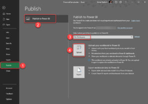 Publishing Excel Reports to Power BI Service