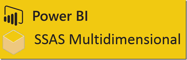 Connect liv Power BI SSAS Multidimensional