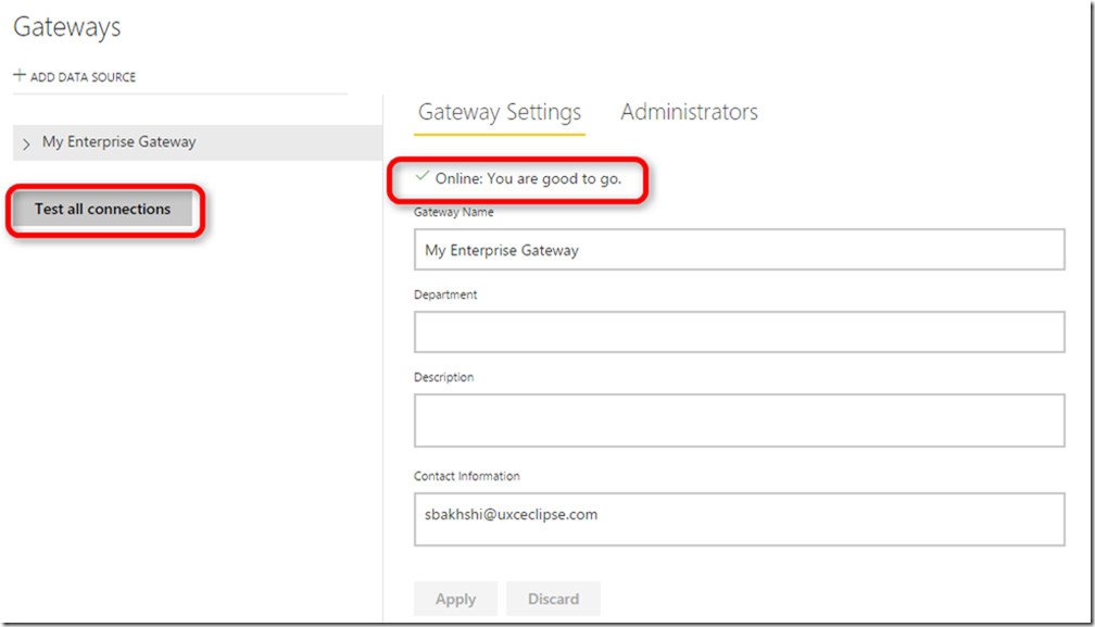 Power BI Gateway Management 02