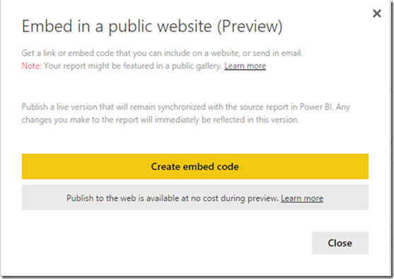 Power BI and iFrame 01