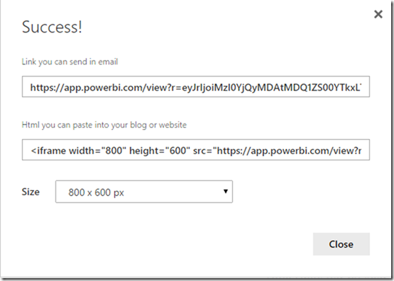 Power BI and iFrame 03