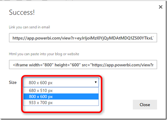 Power BI and iFrame 04