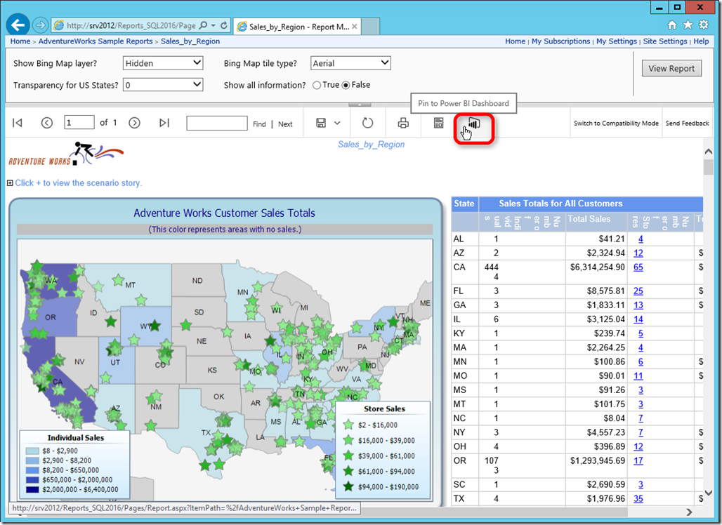 SSRS 2016 and Power BI 05