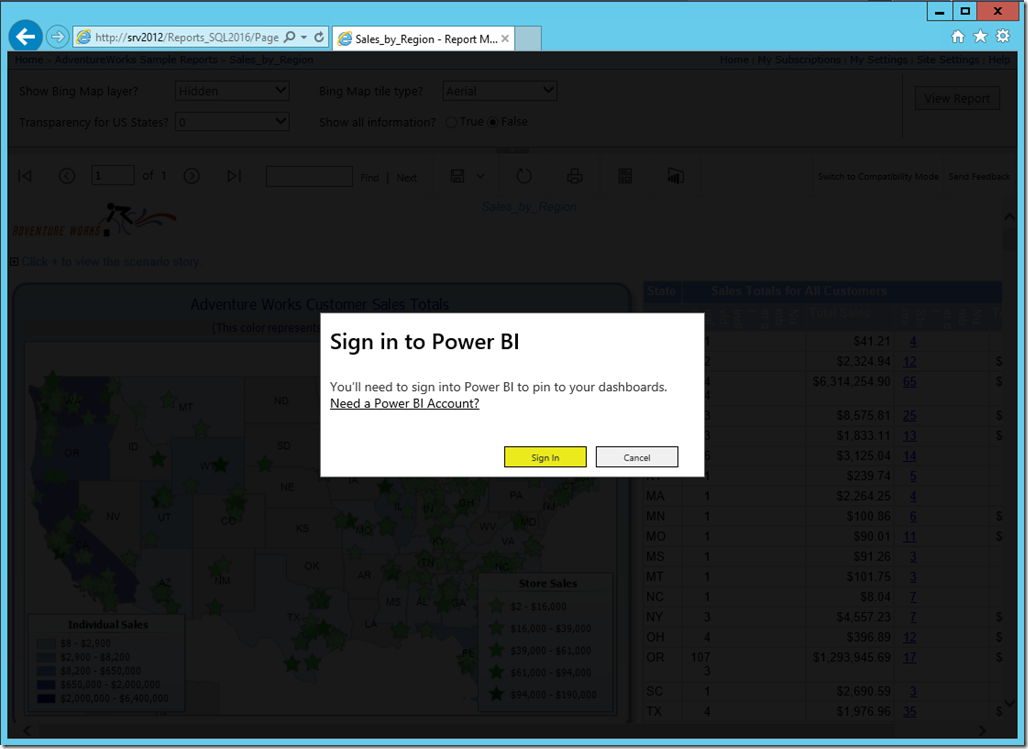 SSRS 2016 and Power BI 06