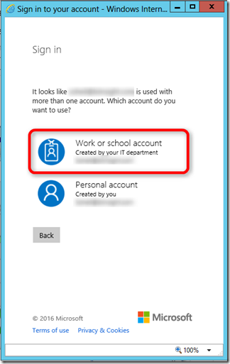 Power BI Account Type 01