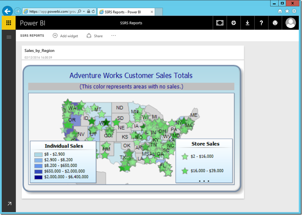 SSRS 2016 and Power BI 10