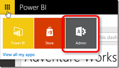 Power BI Admin Settings