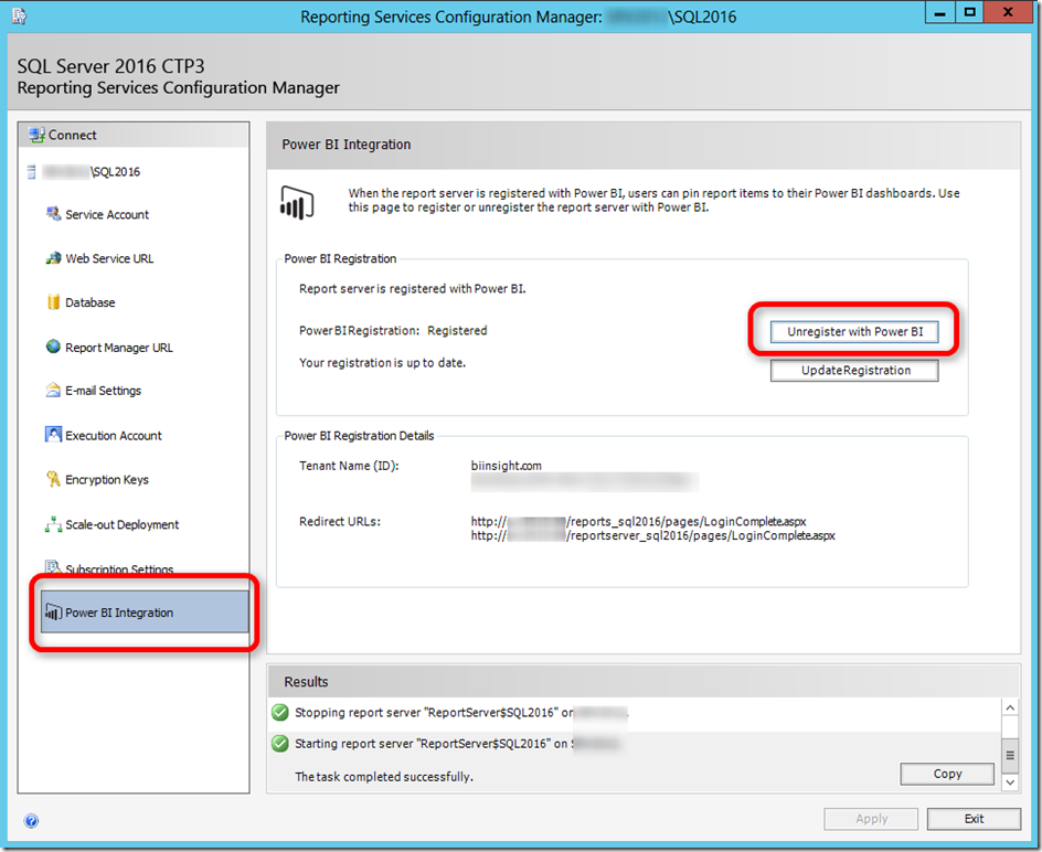 SSRS 2016 and Power BI 14