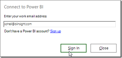 Power BI Publisher for Excel 02