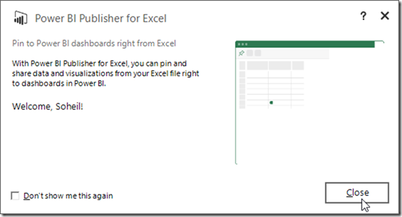 Power BI Publisher for Excel 03