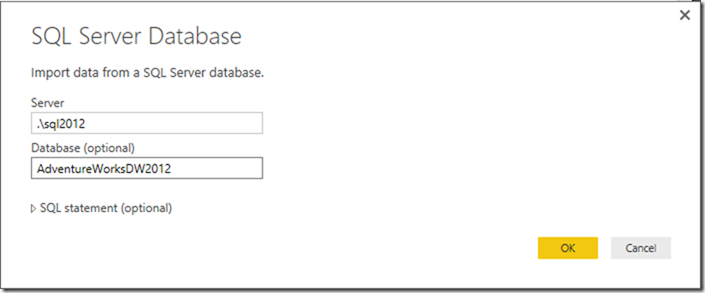 Power BI get data from SQL Server 01