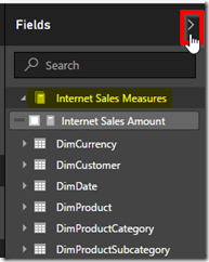 Power BI Toggle Task pane