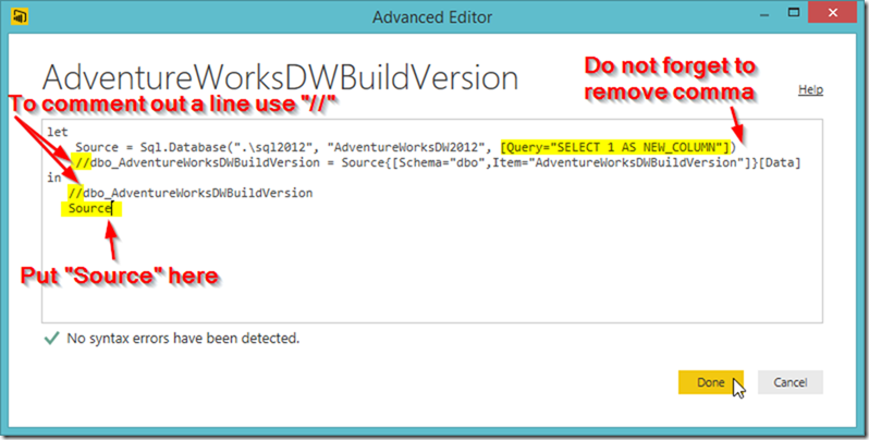Power BI Advanced Editor 04