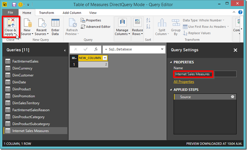Power BI new table in Query Editor 02