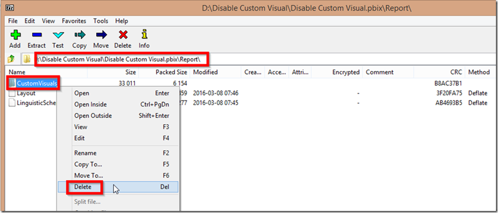 Edit PBIX in 7-Zip