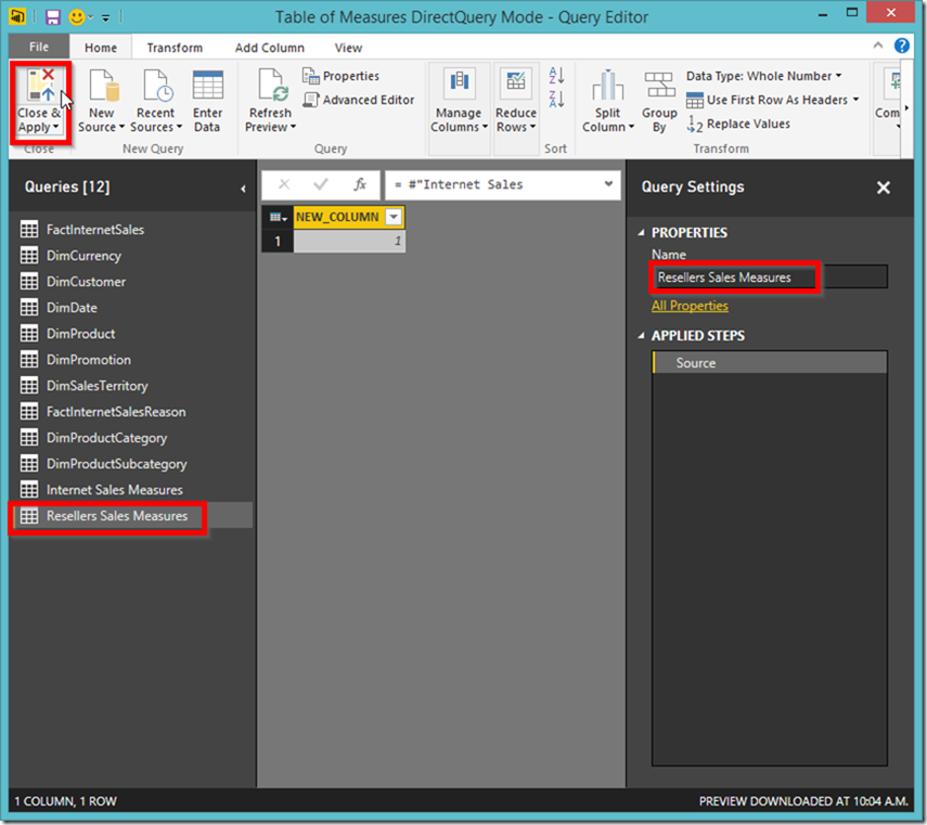 Power BI reference table 02