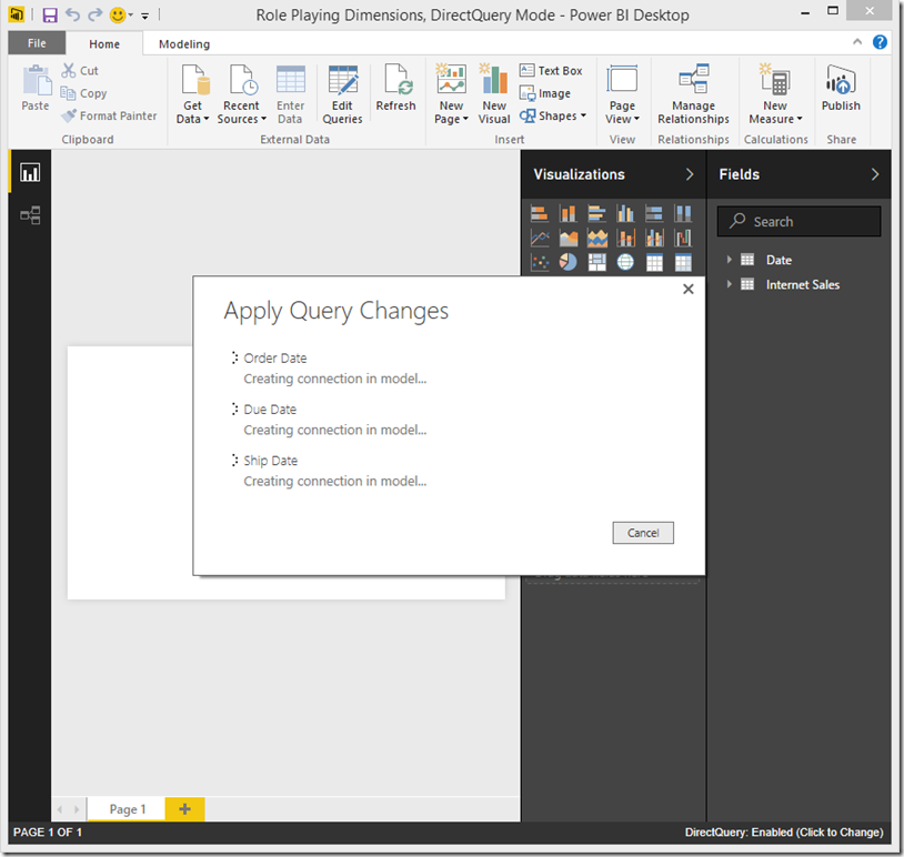 Power BI Desktop Query Changes
