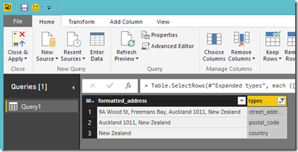 Power BI Desktop Query Editor 2
