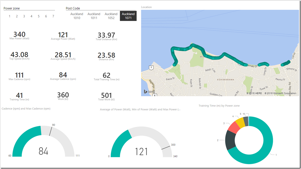 Power BI and Google Maps API