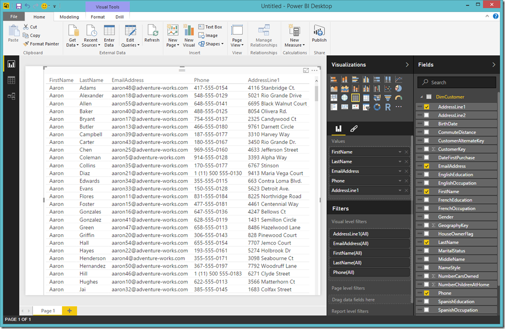 Dynamic Data Masking (DDM) in Power BI Desktop
