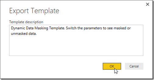 Power BI Desktop Export Template