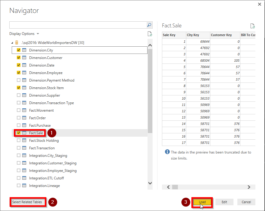 Power BI Desktop Get Data