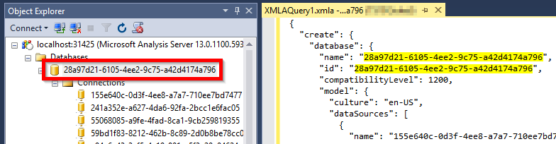 Script Power BI Desktop Model in SSMS