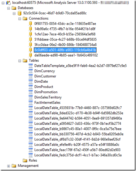 Connecting to Power BI Desktop Model from SSMS