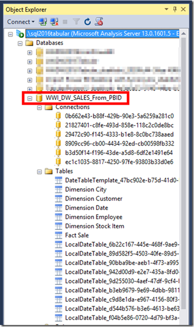 Import Power BI Desktop Model to SSAS Tabular